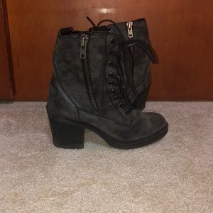 Moto Heels Boots